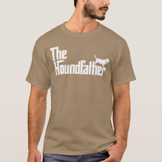 Lustiger Basset Hound Vater Hund er Houndfather vi T-Shirt