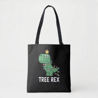 Lustiger Baum Rex Weihnachten Dinosaurier Feiertag Tasche