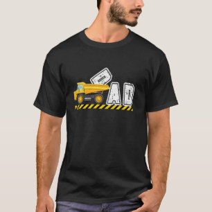 Lustiger Baustellen-Vater Daddy Papa Glücklicher V T-Shirt