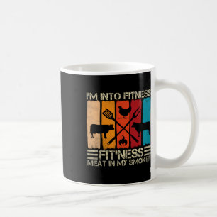 Lustiger Bbq-Fitness-Fleischraucher und Bbq-Liebha Kaffeetasse