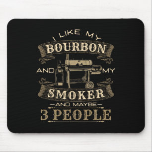 Lustiger BBQ-Grillmeister Mousepad