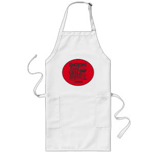 Lustiger BBQ-Grillmeister - Personalisierung für d Lange Schürze