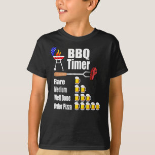 Lustiger BBQ-Timer - Barbecue-Grill-Grill-Geschenk T-Shirt