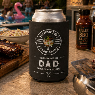 Lustiger BBQ-Vater-Tag-Foto für Papa Dosenkühler