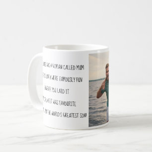 Lustiger Becher Limerick vom Lieblingssohn Breitbi Kaffeetasse
