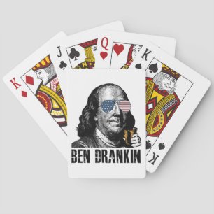 Lustiger Ben Trinkend, Lasst uns die Freude des Spielkarten