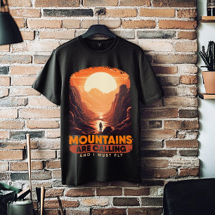 Lustiger Bergastronomieliebhaber Mars Berge T-Shirt
