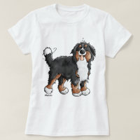 Lustiger Bernese GebirgshundeCartoon