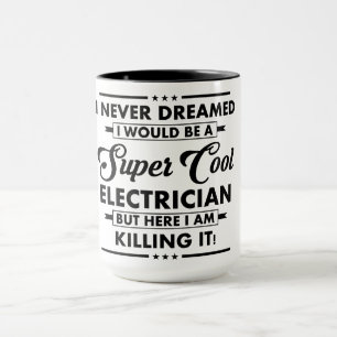 Lustiger Beruf/Beruf Super Cooler Elektriker Tasse