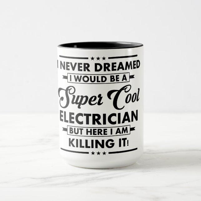 Lustiger Beruf/Beruf Super Cooler Elektriker Tasse (Zentrum)