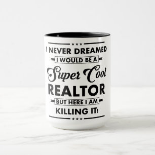 Lustiger Beruf/Beruf Super Cooler Immobilienmakler Tasse