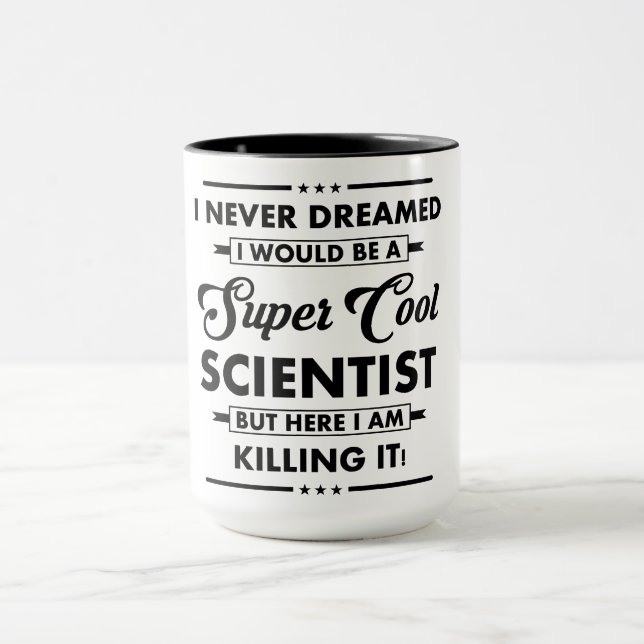 Lustiger Beruf/Beruf Super Cooler Wissenschaftler Tasse (Zentrum)