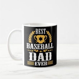 LUSTIGER BESTER BASEBALL-VATER ALLE ZEIT FAN COACH KAFFEETASSE