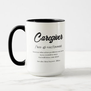 Lustiger Betreuer von Immobilien Frohen Tag der Tasse