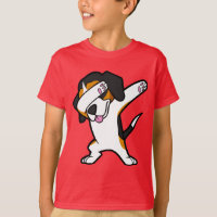 Lustiger betupfender Beagle-lustiger angesagter