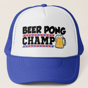Lustiger Bier Pong Championshut Truckerkappe
