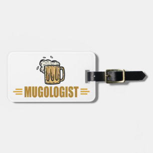 Lustiger Bierbecher Gepäckanhänger