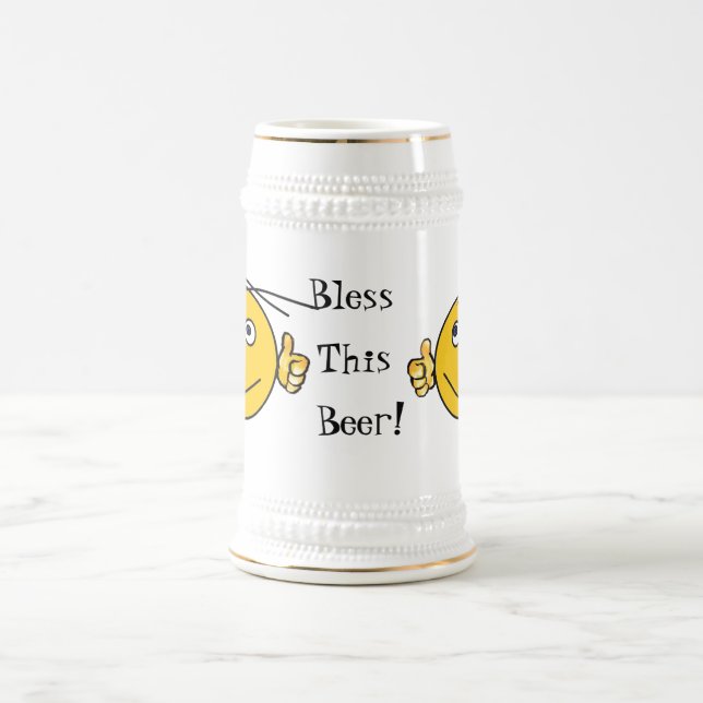 Lustiger Bierkrug! Bierglas (Mittel)