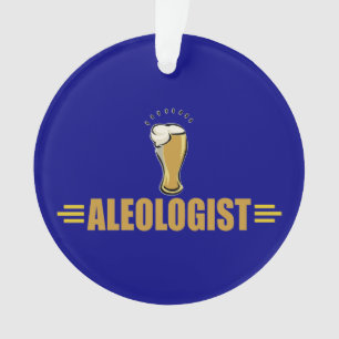 Lustiger Biertrinker Ornament