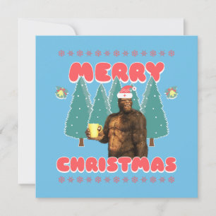 Lustiger Bigfoot - Frohe Weihnachten