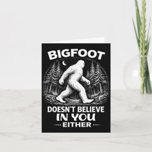 Lustiger Bigfoot für Männer & Frauen Camping Wande Karte