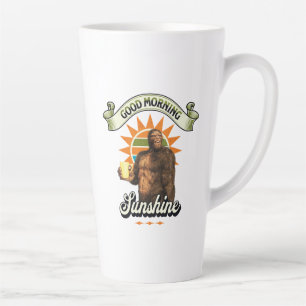 Lustiger Bigfoot-Kaffee-Morgenhumor Milchtasse