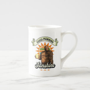 Lustiger Bigfoot-Kaffee-Morgenhumor Prozellantasse