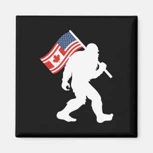 Lustiger Bigfoot Kanada Der 51. Staat Trump Kanada Magnet