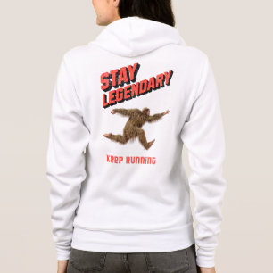 Lustiger Bigfoot Laufmotivation Hoodie