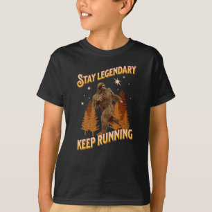 Lustiger Bigfoot Laufmotivation T-Shirt