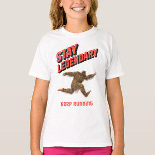 Lustiger Bigfoot Laufmotivation T-Shirt