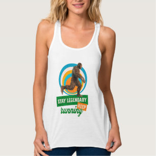 Lustiger Bigfoot Laufmotivation Tank Top
