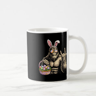 Lustiger Bigfoot-Oster-Ei-Felsen Sasquatch Osterta Kaffeetasse