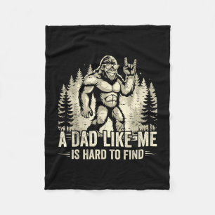 Lustiger Bigfoot rockt einen Dad wie mich zu finde Fleecedecke