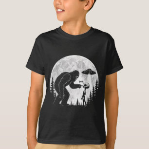 Lustiger Bigfoot Sasquatch Boop Nase Alien Ufo Hum T-Shirt