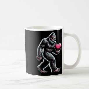 Lustiger Bigfoot Sasquatch Herz Männer Kinder Jung Kaffeetasse