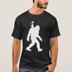 Lustiger Bigfoot Sasquatch Katzen Männer Frauen T-Shirt