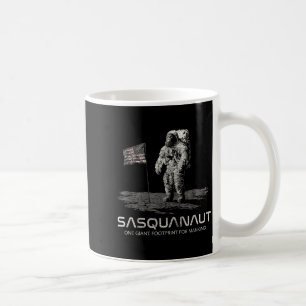 Lustiger Bigfoot Sasquatch Weltraum Sasquanaut Kaffeetasse