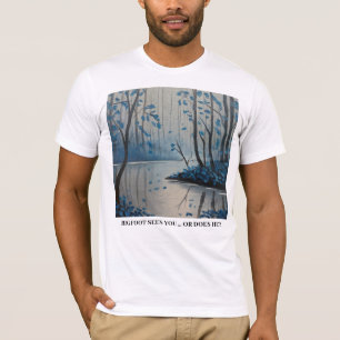 Lustiger Bigfoot-Streich Mode T-Shirt