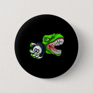 Lustiger Billard T-Rex Kunst Billard Pool P Button