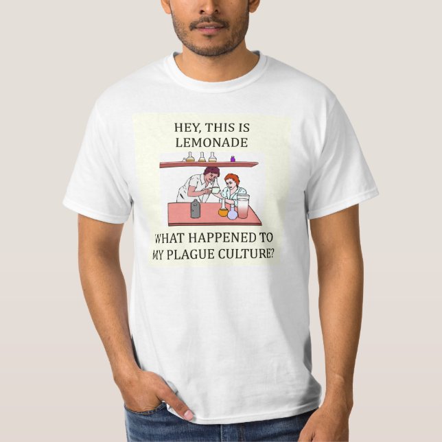 lustiger Biologie-Labradorwitz T-Shirt (Vorderseite)