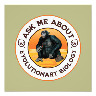 Lustiger Biologie-Lehrer Evolution Humor Geschenk Fotodruck