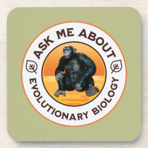 Lustiger Biologie-Lehrer Evolution Humor Geschenk Getränkeuntersetzer