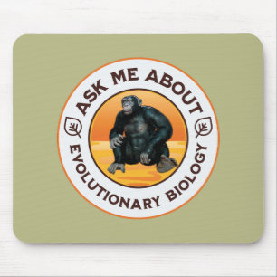 Lustiger Biologie-Lehrer Evolution Humor Geschenk Mousepad