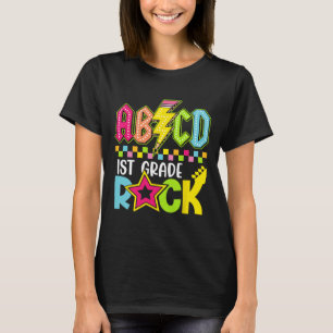 Lustiger Blitz Zurück zur Schule 1. Klasse Rock T-Shirt