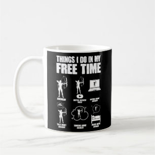 Lustiger Bogenschütze Bogenschießen Bogen Pfeil Kaffeetasse