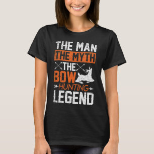 Lustiger Bogenschütze Mann Mythos Legende Bogensch T-Shirt