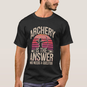 Lustiger Bogenschütze T-Shirt