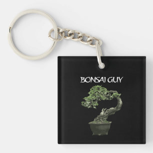 Lustiger Bonsai-Typ-Zitat für Bonsai-Liebhaber Schlüsselanhänger