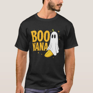 Lustiger Boo Nana Banane Geist Halloween Wortspiel T-Shirt